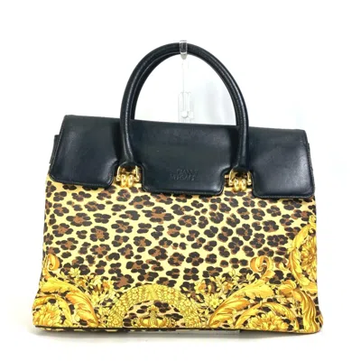 Pre-owned Versace Other Handbag () In Yellow