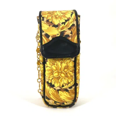 Pre-owned Versace Other Shoulder Bag () In Yellow