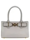 Versace Medusa Tote Bag Gray In Neutral