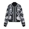 Versace Jackets In Black/white