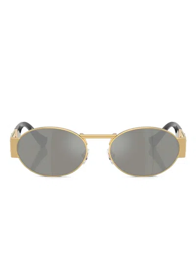 VERSACE OVAL-FRAME SUNGLASSES