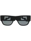 Versace Oversize-frame Sunglasses In Black