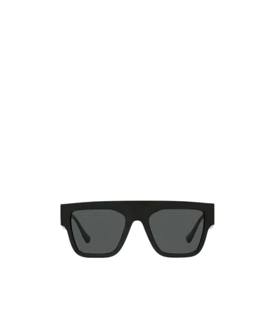 Versace Oversize-frame Sunglasses In Black