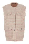 VERSACE OVERSIZE TWEED VEST