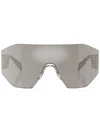 Versace Sonnenbrille Im Oversized-look In Grey