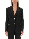 Versace Oversized Single-breasted Blazer In Black