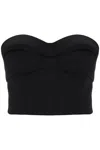 Versace Women's Padded Cup Bustier Top With In Black