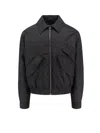 Versace Padded Jacket With Iconic Print On The Back This Product Contains Econyl