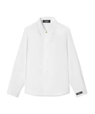 Versace Cotton Shirt In White