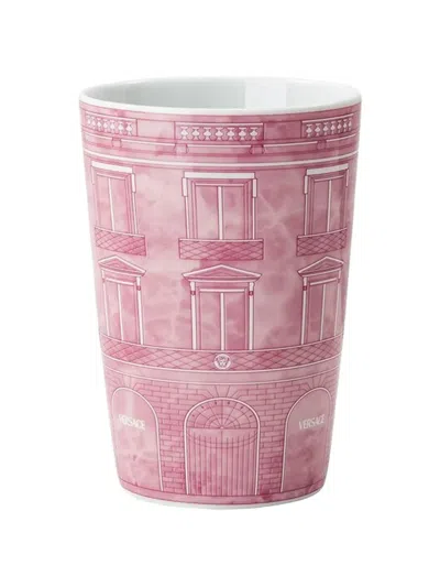 Versace Palazzo Print Tumbler In Pink