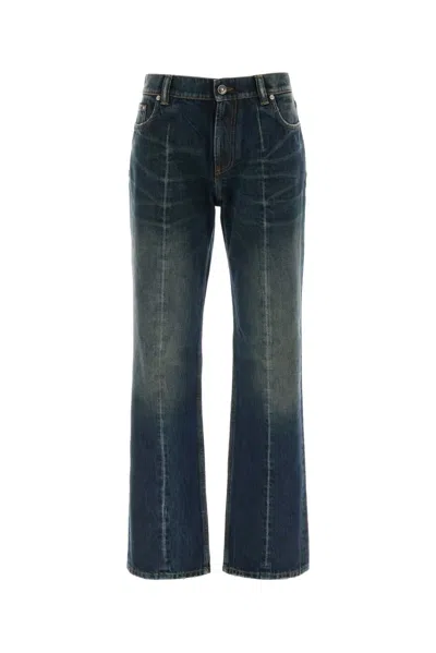 Versace Pant Denim Non-stretch Vintage Shibuya In Blue