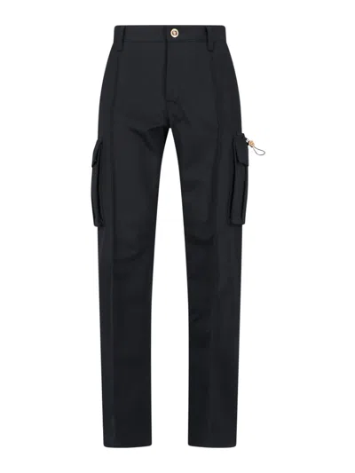 Versace Cargo Pants In Black