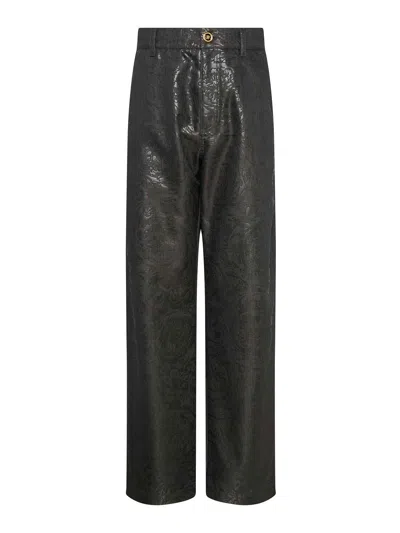 Versace Carpenter Trousers In Gray