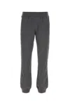 Versace Barocco-motif Tapered Track Pants In Gray