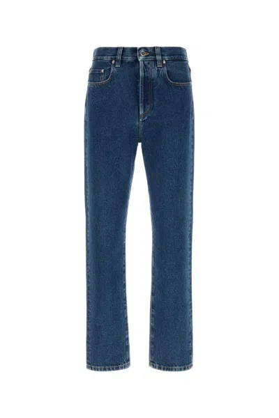 Versace Pantdenimnon-stretchmediumblue In Blue