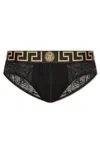 Versace Panties With Lace Back In Black