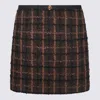 Versace Multicolor Wool Shorts In Mutlicolor