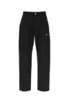 Versace Belt Loop Casual Pants In Black