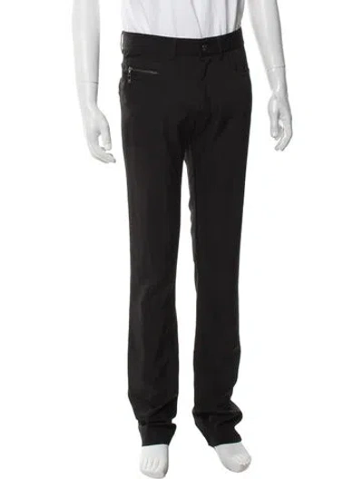 Pre-owned Versace Pants In Black