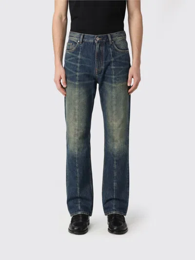 Versace Pants  Men Color Blue In Multi