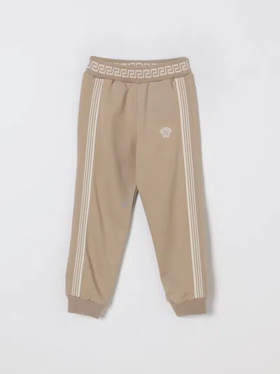 Versace Pants  Kids Color Beige In Multi