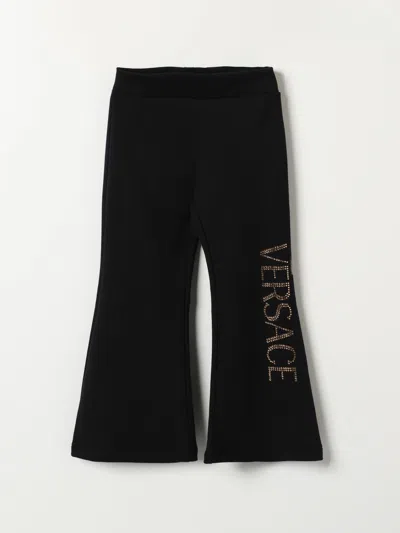 Versace Pants  Kids Color Black In Schwarz