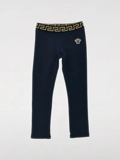 VERSACE PANTS VERSACE KIDS COLOR BLUE,G60517009