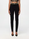 裤子 VERSACE 女士 颜色 黑色