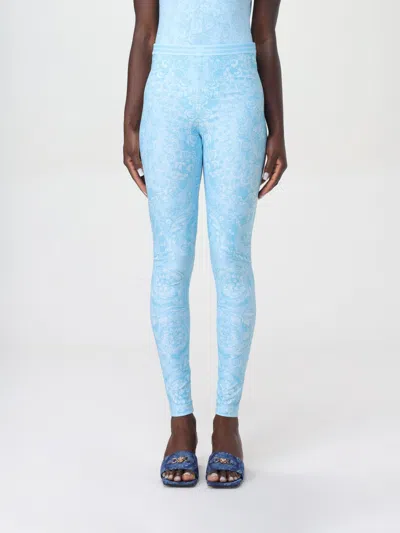Versace Pants  Woman Color Blue