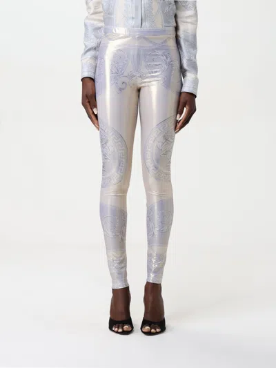 VERSACE PANTS VERSACE WOMAN COLOR MULTICOLOR,G59701005