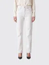 Versace White Straight-leg Jeans In Multi