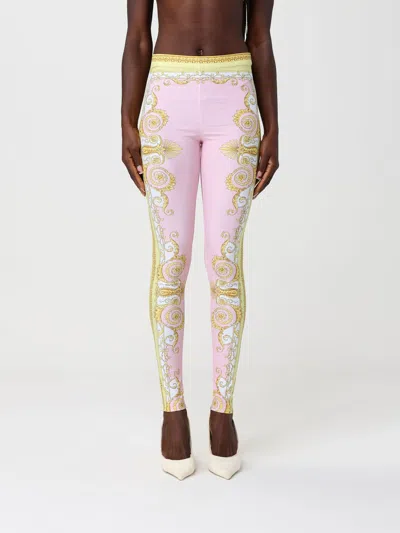 Versace Pants Woman  In Pink