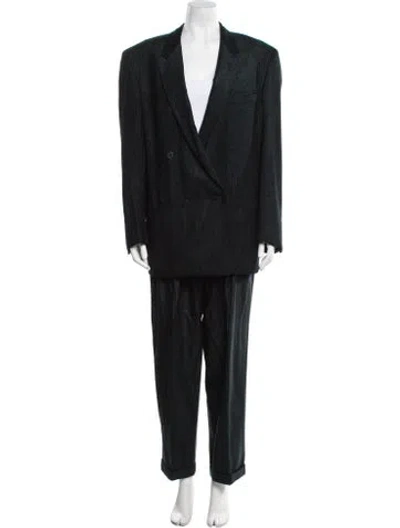 Pre-owned Versace Pantsuit In Green