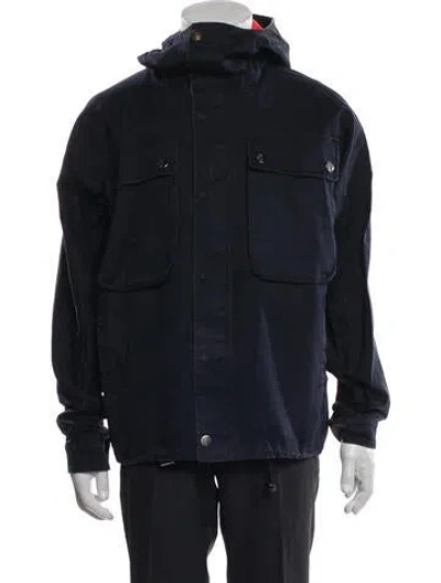 Pre-owned Versace Parka In Blue