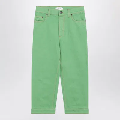 Versace Pastel Green Capri Jeans