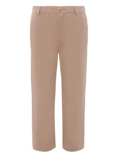 Versace Kids' Patch-pocket Trousers In Nude