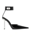 Versace 105mm Slice Slingback Pumps In Black