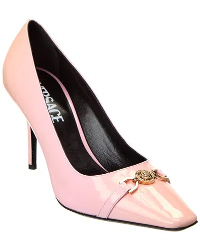 Versace Patent Pump In Pink
