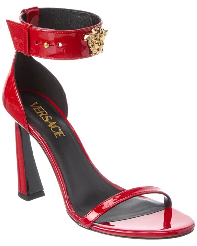 Versace Patent Sandal In Multi