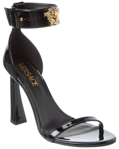 Versace Patent Sandal In Multi