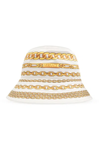 VERSACE VERSACE CHAIN-PRINTED BUCKET HAT