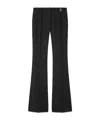 Versace Pattern-printed Creased Trousers In Black