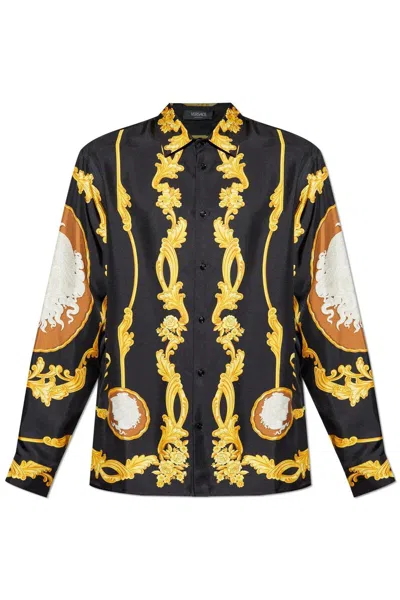 Versace Pattern-printed Long-sleeved Shirt