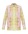 Versace Pattern-printed Long-sleeved Shirt In Pink
