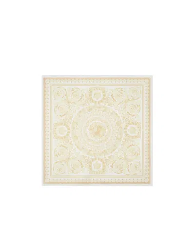 Versace Pattern-printed Shawl In Brown