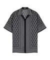 Versace Pattern-printed Short-sleeved Shirt In Multi