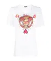 Versace Pattern Printed T-shirt In White