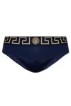 Versace Greca Border Briefs In Black