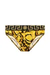 Versace Greca Border Briefs In Nero