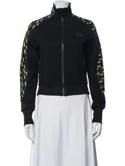Pre-owned Versace Patterned Jacket In Black